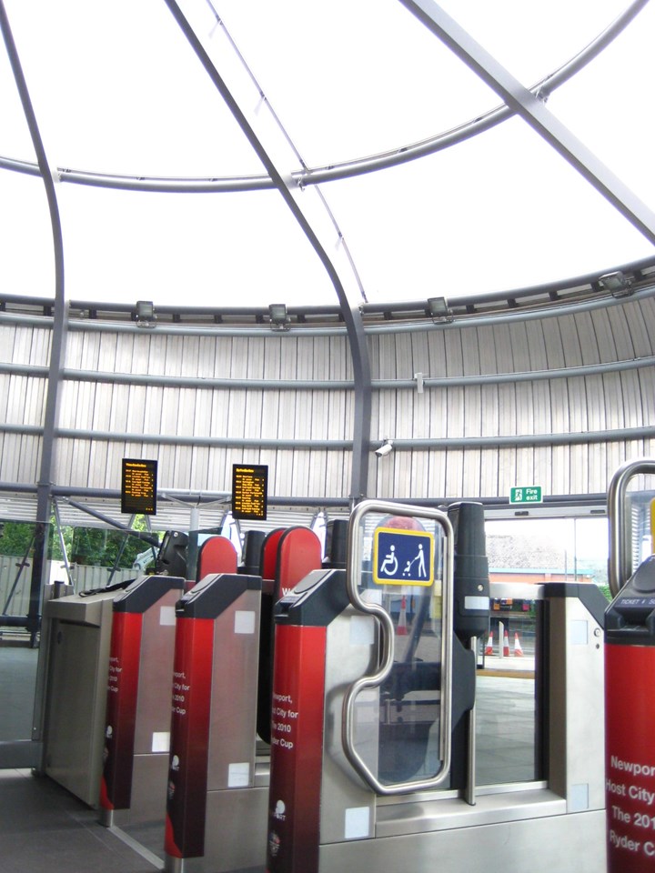 Newport station is equipped with disabled access: Newport station