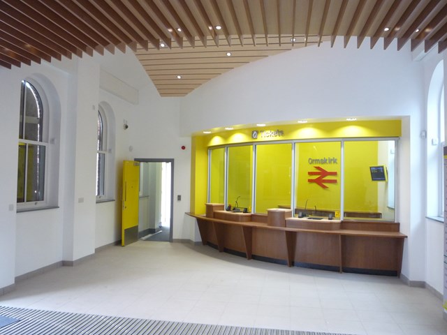 Completed interior