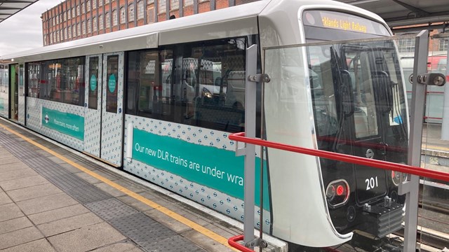 TfL Image - DLR b23 Weekend testing - April 23