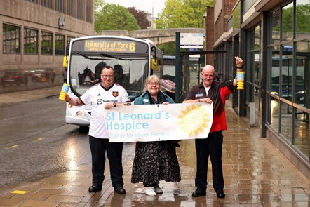 York drivers sports support for St Leonard's Hospice