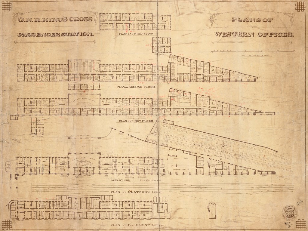 LONDON STATIONS’ OLYMPIC PAST PUBLISHED ON VIRTUAL ARCHIVE: London stations - archived drawings and plans (King's Cross)