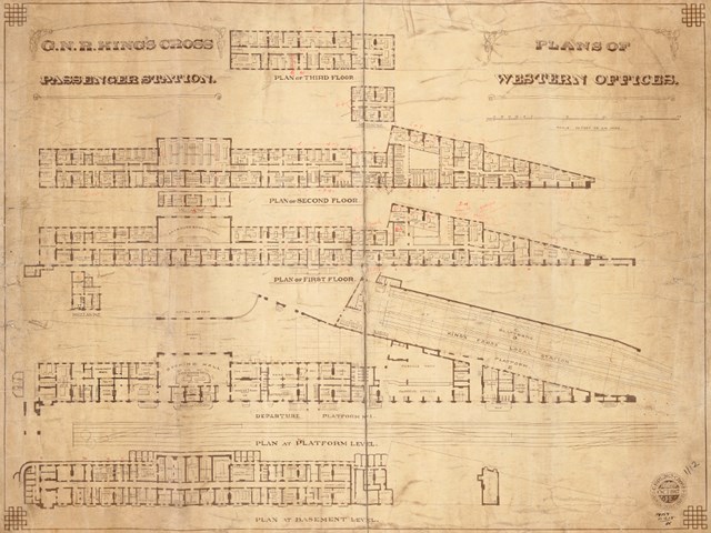 London stations - archived drawings and plans (King's Cross)