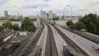 COMPLETED: London Charing Cross and Waterloo East reopen after railway carries out £20million programme of engineering work: Charing Cross platform works