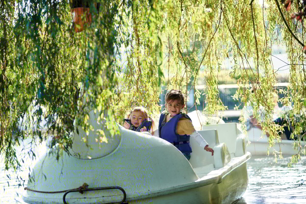 Boating Lake at Hafan y Mor