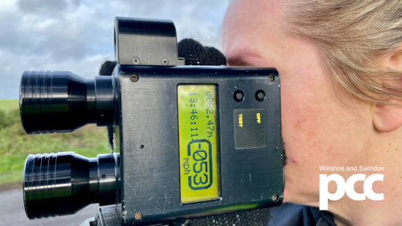 Policing leaders in Wiltshire back national call to retain road safety fines for local schemes: speed camera  (1200 x 675 px)