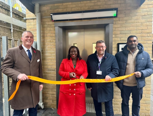 £4.6m accessibility improvements unveiled at Plumstead station: Plumstead Access for All scheme officially opened