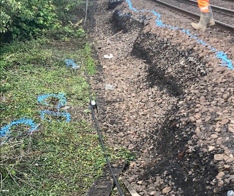 Seven days of changes for passengers as Network Rail begins vital repairs following landslip near Scunthorpe: Seven days of changes for passengers as Network Rail begins vital repairs following landslip near Scunthorpe