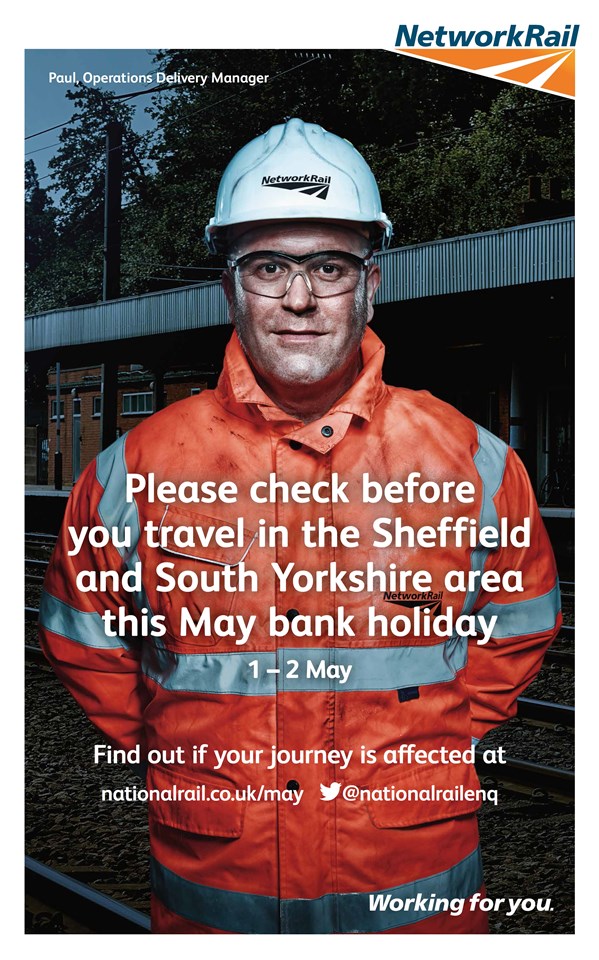 Network Rail is working for you this bank holiday
