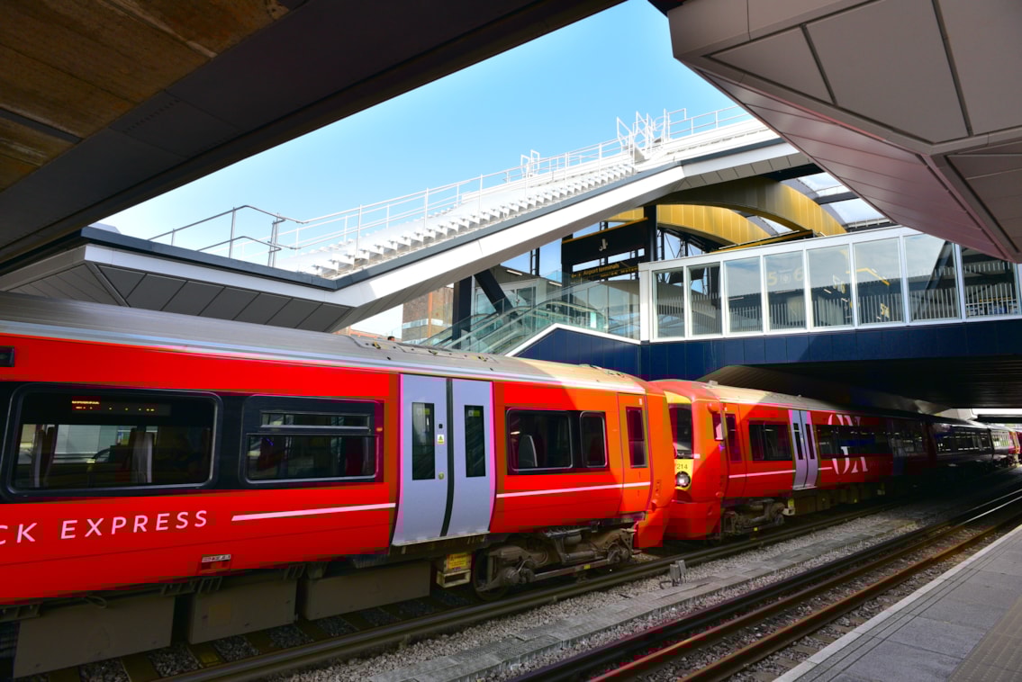 Gatwick Express Class 387 at platform