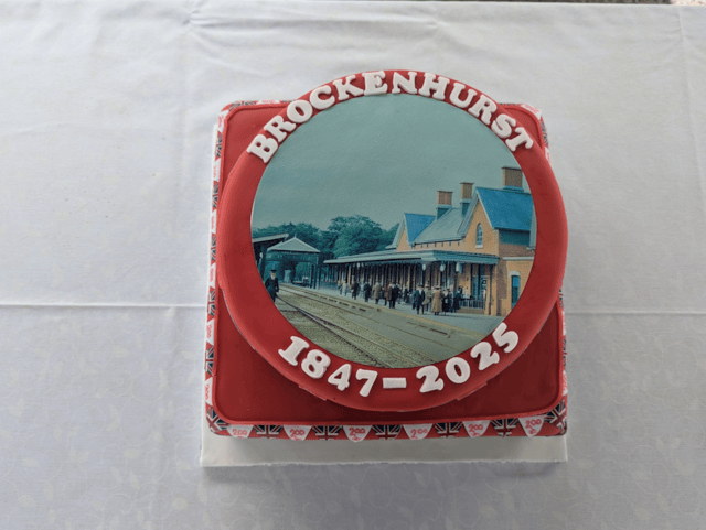 200 years of Romance - Station Birthday cake