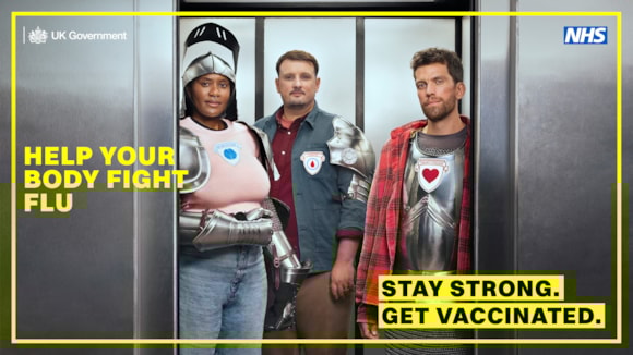Almost half a million people with long-term health conditions in the South West were unprotected from flu last winter: 10.10.25 LTHC Vaccines 16x9 Group