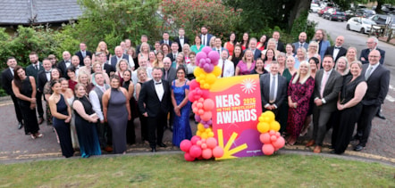 NEAS Spotlight Award winners, highly commended teams and long service colleagues