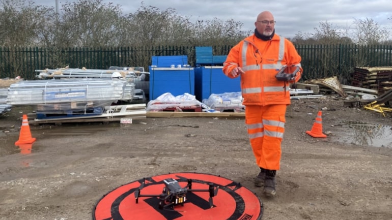 Drones delivering range of benefits and keeping trains moving
