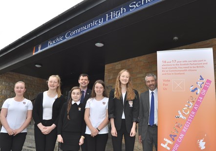 Buckie High girls win young voter competition