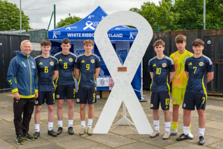 EAC White Ribbon football 24