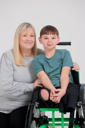 Paula and Tony Hudgell: Paula (left) and Tony (right) Hudgell - Motability Scheme Ambassadors