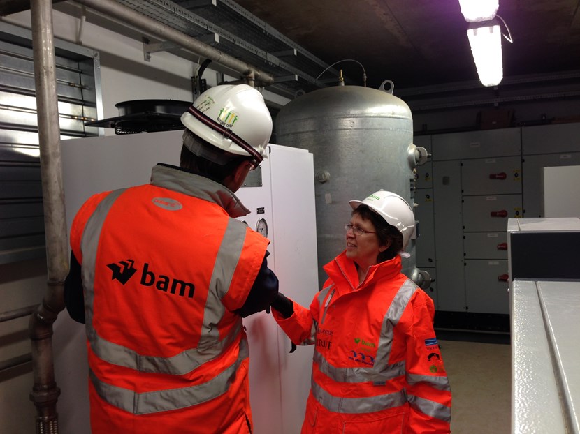 Innovative moveable weirs now in place at Leeds Flood Alleviation Scheme: crownpointcontrolbuilding.jpg