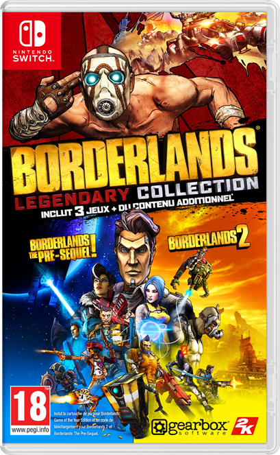 BORDERLANDS LEGENDARY COLLECTION Switch Packaging