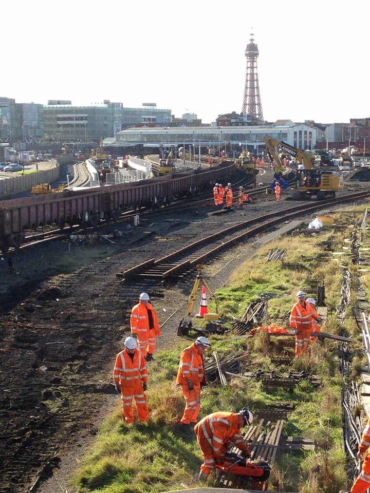 Blackpool week 1 - removing the track