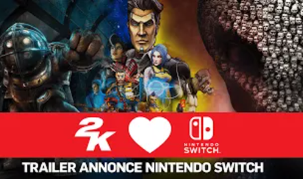 BioShock, XCOM 2 et Borderlands arrivent sur Nintendo Switch !