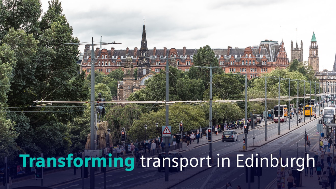 Siemens Mobility wins eleven-year contract extension to maintain Edinburgh Trams infrastructure network.: 240516 Transforming-Transportation-Edinburgh 1920x1080