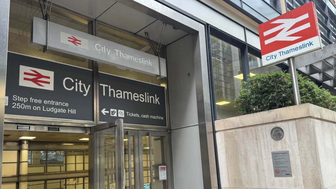 City Thameslink station to get 10 new escalators during closure from mid-May to late December 2027 as part of major escalator replacement programme: City Thameslink High Holborn side entrance
