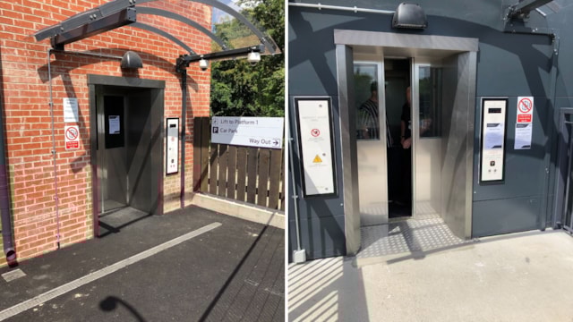 Derbyshire station’s accessibility scheme is completed: Alfreton station lifts, Network Rail