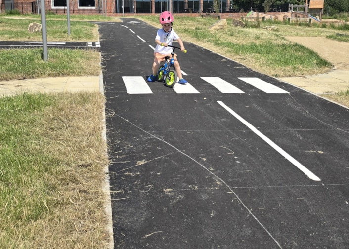 Temple Newsam bike park 8: Children of all ages and abilities can develop their confidence, riding skills and ability to read traffic signs at the bike park.