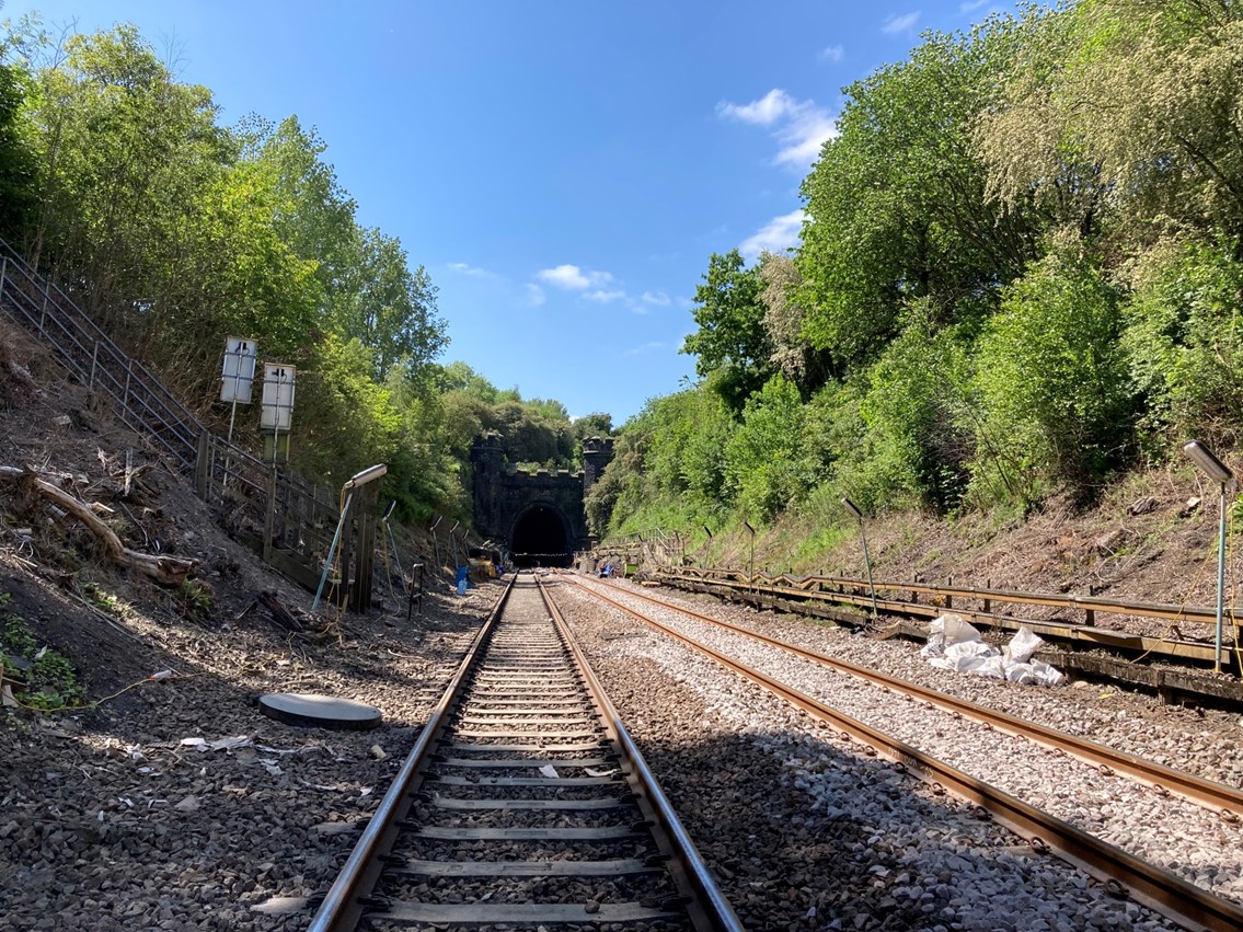 Major track upgrades at Clay Cross and Milford tunnels 4