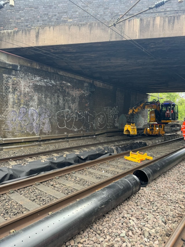 Tring - Pitstone railway drainage renewals May 2025: Tring - Pitstone railway drainage renewals May 2025