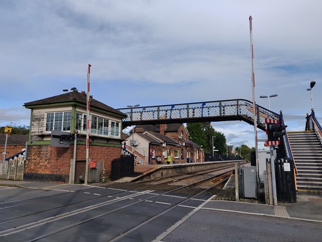 Network Rail begins improvement work on Narborough station footbridge next week: Network Rail begins improvement work on Narborough station footbridge next week