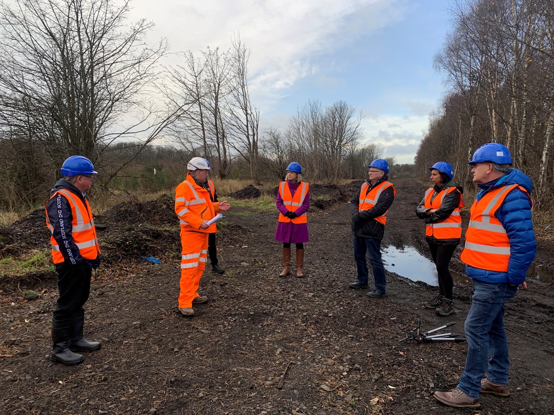 MSPs visit site of Leven Rail link: Ahead of work getting underway, MSPs and Councillors visited the site of the Levenmouth Rail Link project