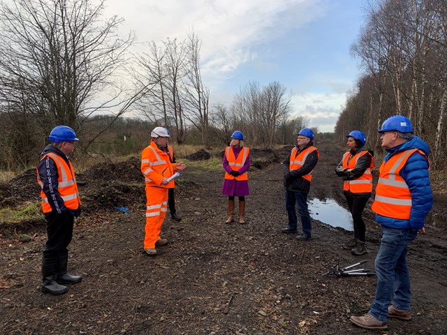 MSPs visit site of Leven Rail link