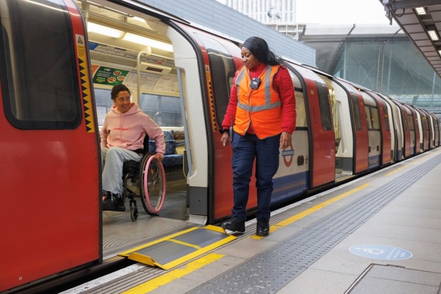 TfL Image - Jubilee line mini ramp