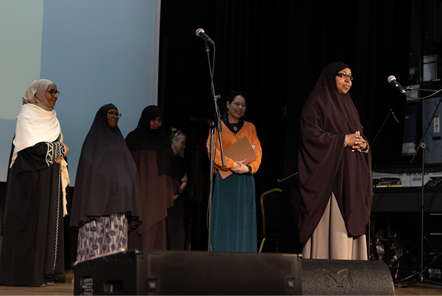 The Somali Women's Group deliver a poetry reading