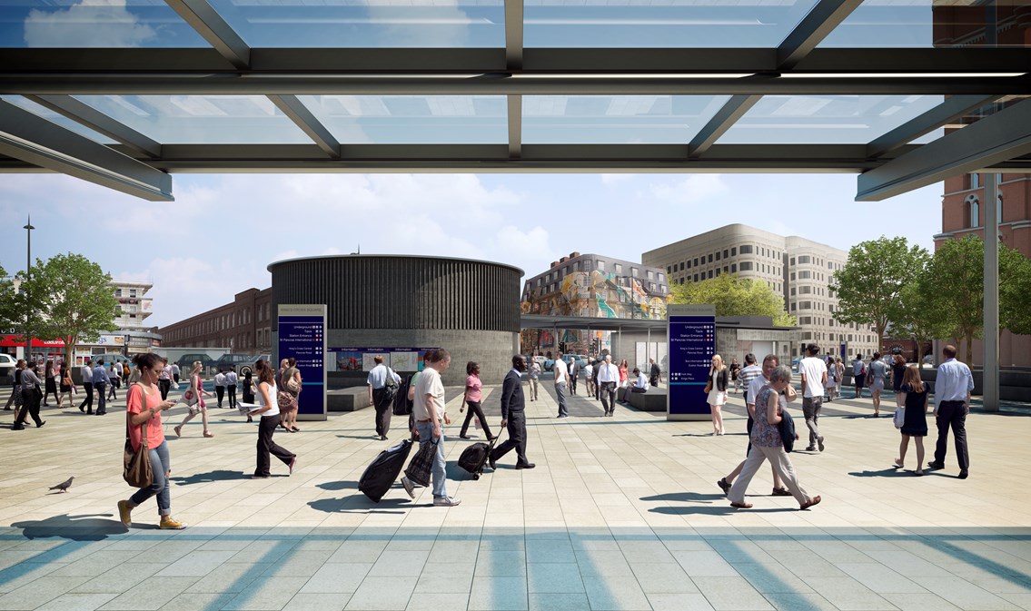 King's Cross Square: London's newest public space, King's Cross Square