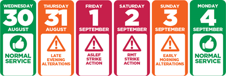 Strike Action Dates