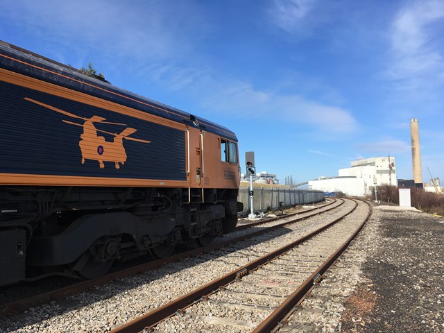 Network Rail, Lynemouth Power, Port of Tyne and GBRF work together to keep 450,000 homes powered up across the United Kingdom: Network Rail, Lynemouth Power, Port of Tyne and GBRF work together to keep 450,000 homes powered up across the United Kingdom PHOTO CREDIT LPL