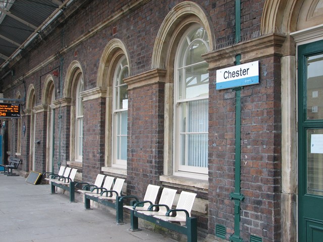 Cleaned brickwork: Cleaned brickwork and new windows in the West Pavilion building.