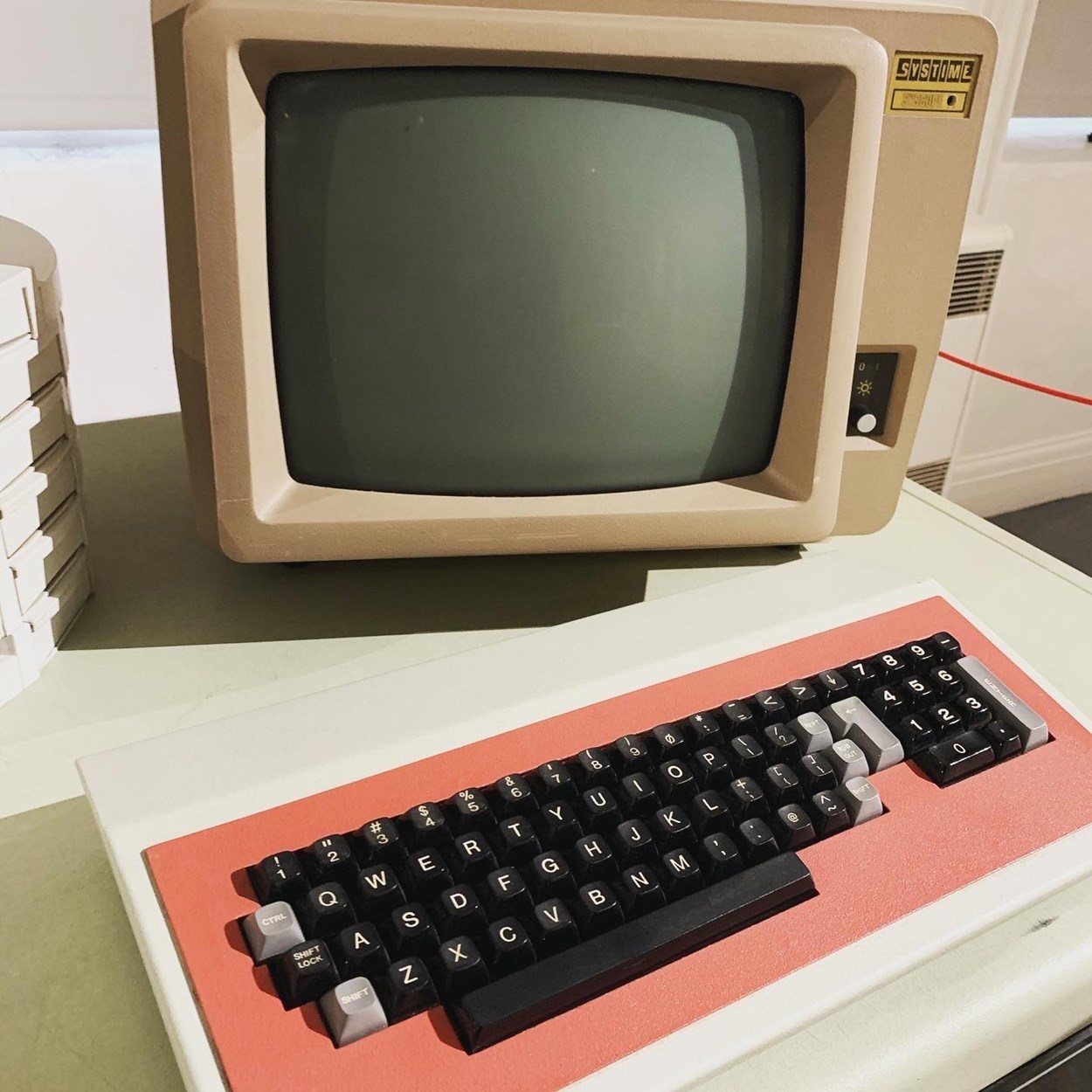 Leeds to innovation online: An old Systime computer on display at Leeds Industrial Museum as part of Leeds to Innovation