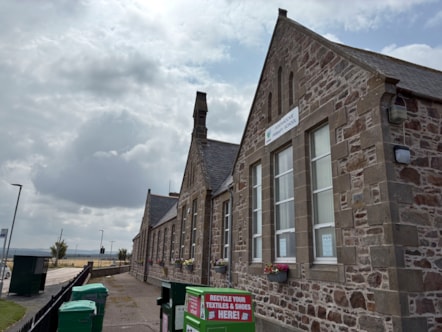 Portknockie Primary School sign