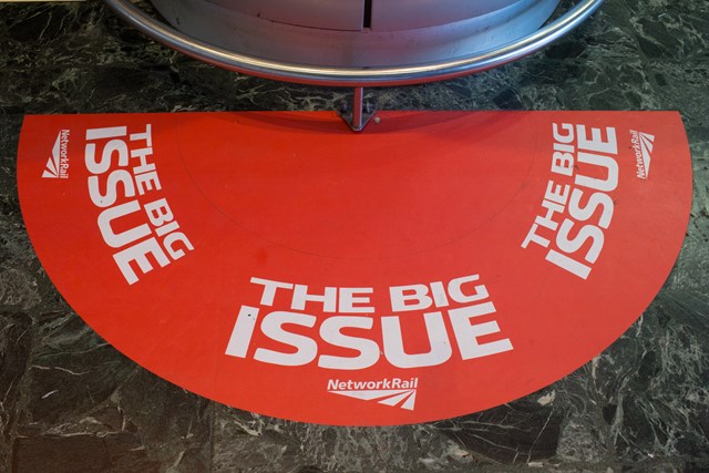 Big Issue vendor pitch