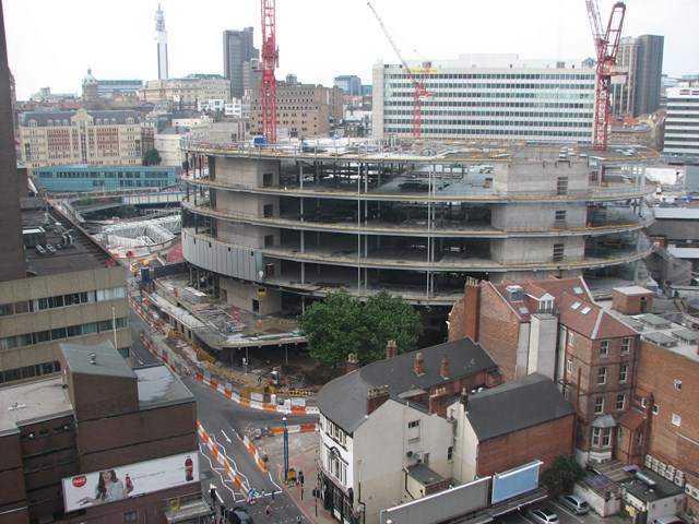 Journey starts on Birmingham’s Grand new retail destination: Construction work continues at Birmingham New Street