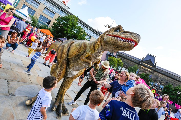 Leeds Jurassic Trail, the main sponsors of Child Friendly Leeds Live, will be bringing their dinosaurs to the event.