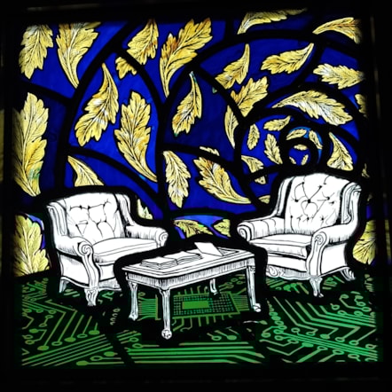 glass panels by The British Society of Master Glass Painters (2)