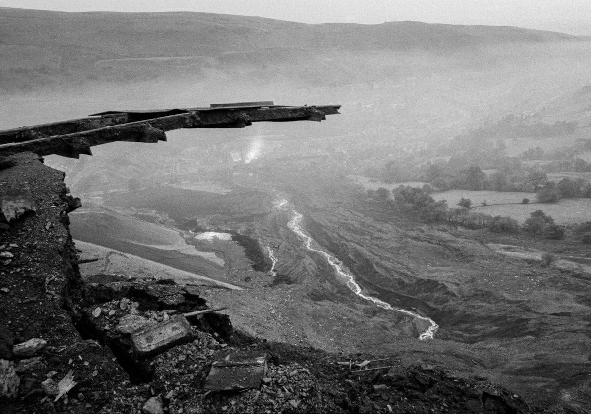 The Aberfan Disaster taken by photographer David Hurn