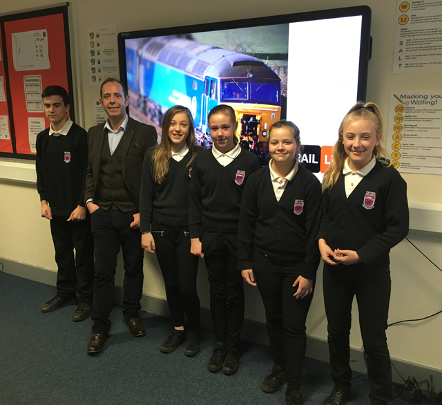 Network Rail delivers important rail safety lessons to Rhondda Cynon Taf school children: Pontypridd High Crucial Crew
