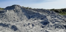 Tiree beach material being stored ©NatureScot: Tiree beach material being stored ©NatureScot