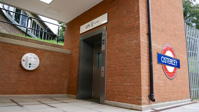 TfL Image - New lift at Osterley Station 1