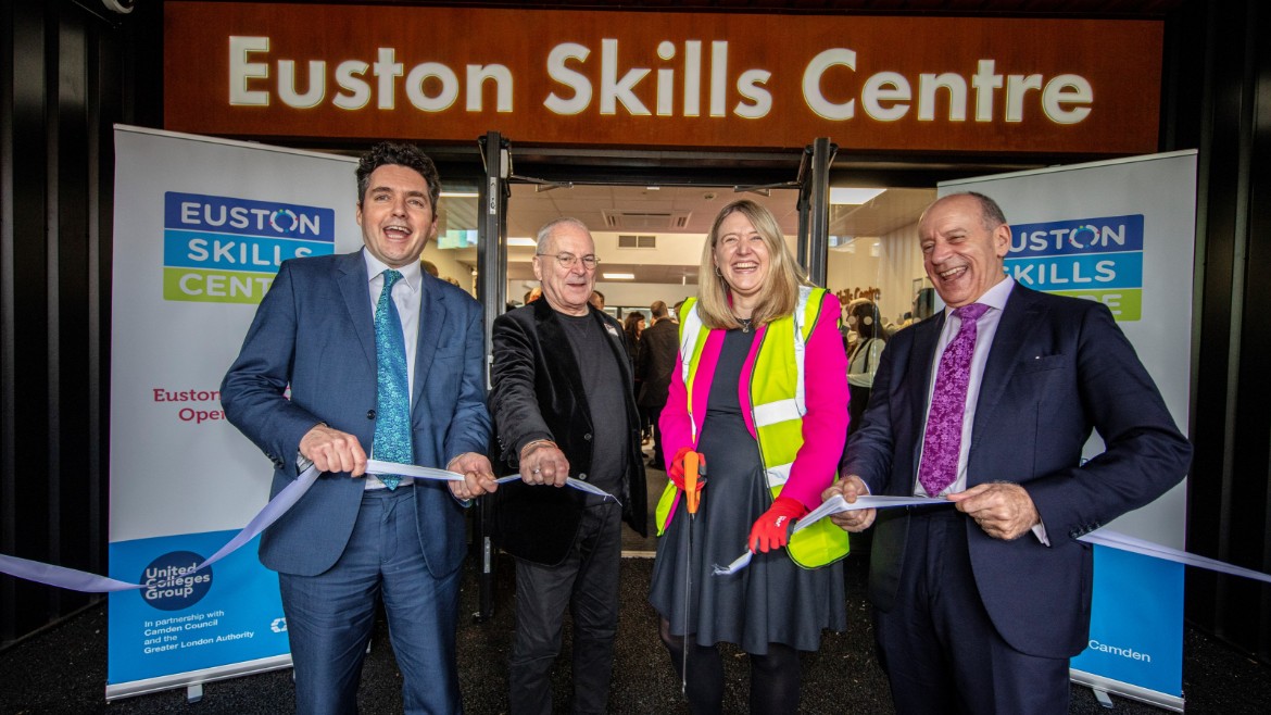 New Euston Skills Centre officially open after being completed by HS2 team: Euston Skills Centre opening event, Feb 2024